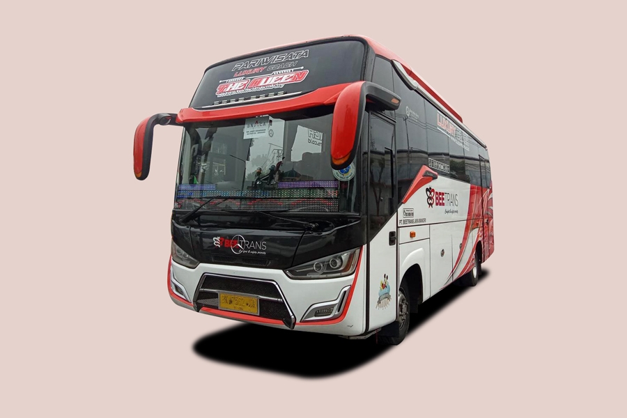 Sewa Medium Bus Pariwisata Luxury 33 Seats